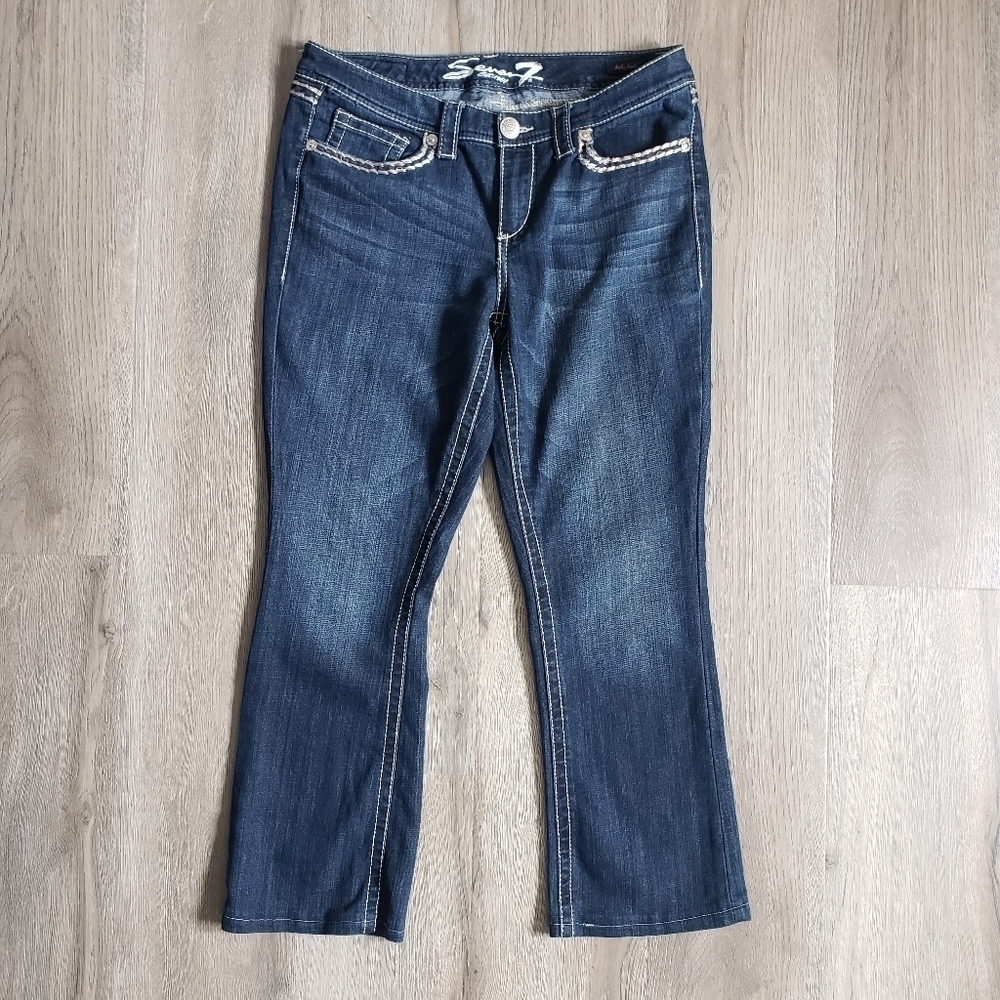 Seven7 Baby Boot Jean Fading